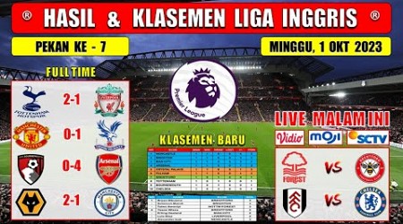 Hasil Liga Inggris Tadi Malam ~ TOTTENHAM vs LIVERPOOL ~ MAN UNITED vs PALACE ~ EPL 2023 Pekan Ke 7