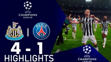 Newcastle vs PSG 4-1 Extended Highlights Goals | Champions League 2023-24