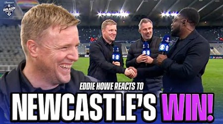 Eddie Howe reacts to Newcastle&#39;s 4-1 UCL win over PSG! ⚫⚪ | CBS Sports