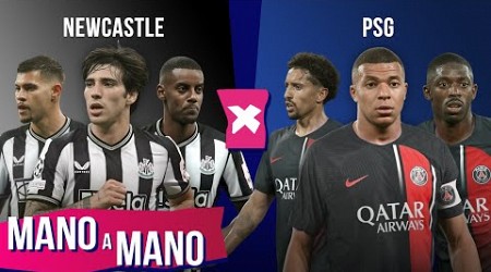 NEWCASTLE X PSG: QUEM TEM O MELHOR TIME? | MANO A MANO DA CHAMPIONS LEAGUE