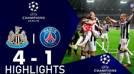 Newcastle vs PSG 4-1 Extended Highlights Goals | Champions League 2023-24