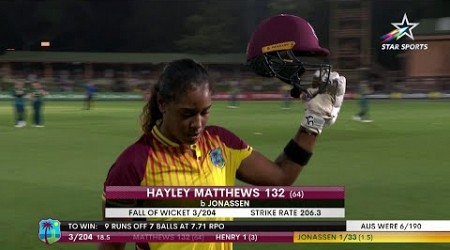 AUSW vs WIW 2nd T20I | The Windies Women Secure a Grand Win to Make the Score 1-1 | Highlights