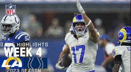 Los Angeles Rams vs. Indianapolis Colts | 2023 Week 4 Game Highlights