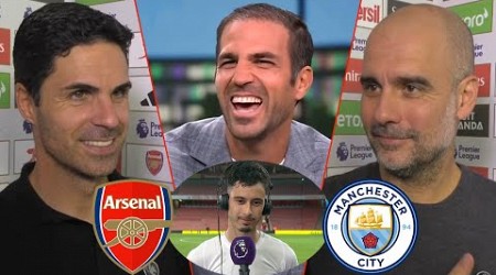 Arsenal vs Man City 1-0 Cesc Fabregas Reacts To Martinelli Goal | Mikel Arteta And Pep Interview