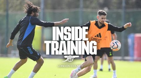 INSIDE TRAINING | Shooting, rondos &amp; more as the squad prepare to face Manchester City