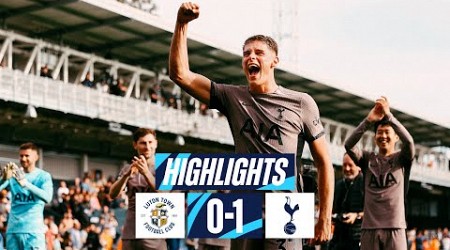 LUTON TOWN 0-1 TOTTENHAM HOTSPUR // PREMIER LEAGUE HIGHLIGHTS // VAN DE VEN FIRST GOAL FOR SPURS