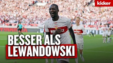 Guirassy bricht Bundesliga-Rekord: &quot;Bedeutet mir nichts&quot; | VfB Stuttgart - Wolfsburg 3:1