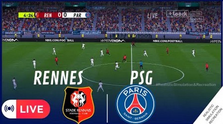 RENNES - PSG LIVE | Ligue 1 23/24 • Simulation et loisirs de jeux vidéo