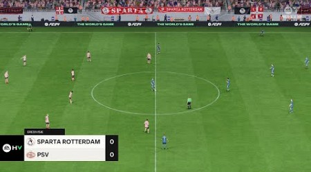 Sparta Rotterdam vs PSV Eindhoven (08/10/2023) Eredivisie EA FC 24 PS5