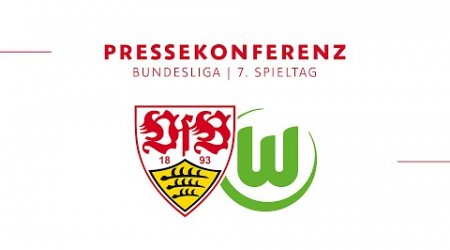 Pressekonferenz vor VfB Stuttgart - VfL Wolfsburg