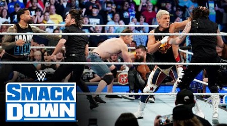 Knight, Cena, Rhodes &amp; Uso brawl with Bloodline &amp; Judgment Day!: SmackDown highlights, Oct. 6, 2023
