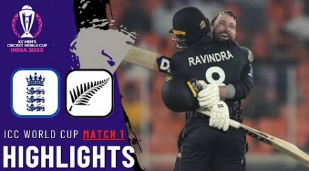 England vs New Zealand Highlights | ICC World Cup 2023 Match 1 - ENG vs NZ