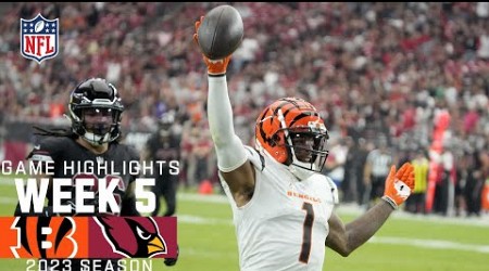 Cincinnati Bengals vs. Arizona Cardinals | 2023 Week 5 Game Highlights