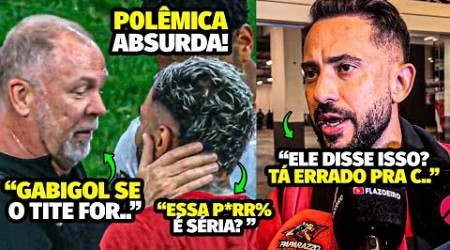 A CONVERSA ABSURDA ENTRE GABIGOL E MANO QUE TÁ ARREBENTANDO O FLAMENGO E TITE E EVERTON RIBEIRO..