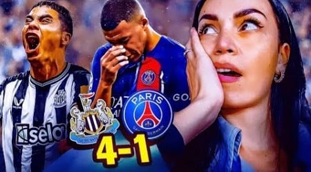 J&#39;ASSISTE À L&#39;HUMILIATION DU PSG CONTRE NEWCASTLE (4-1) Mbappe transparent.