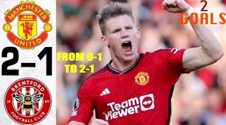 Man Utd vs Brentford 2-1 - All Goals and Highlights - 2023 