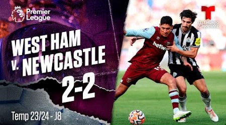 Highlights &amp; Goles: West Ham v. Newcastle 2-2 | Premier League | Telemundo Deportes