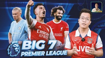 BIG 7 PREMIER LEAGUE: ARSENAL ĐẢ BẠI MAN CITY, LIVERPOOL &amp; NEWCASTLE CHIA ĐIỂM ĐẦY TIẾC NUỐI