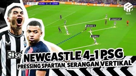 Takluknya PSG oleh Newcastle Tanpa Possession Tinggi | Mbappe Tak Berkutik