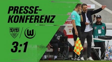 „Ärgerlich!“ | Pressekonferenz | VfB Stuttgart - VfL Wolfsburg