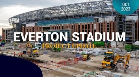 LATEST EVERTON STADIUM DRONE FOOTAGE