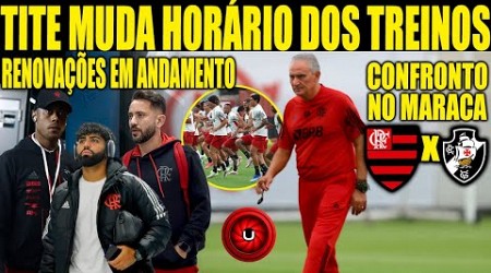 RENOVAÇÕES EM ANDAMENTO BH, EVERTON, GABI | TITE MUDA HORÁRIO DOS TREINOS | FLA X VASCO NO MARACA