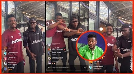 WATCH ASAMOAH GYAN &amp; STONEBWOY REACTION TO KUDUS GOAL VS NEWCASTLE | WEST HAM VS NEWCASTLE 