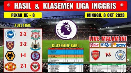 Hasil Liga Inggris Tadi Malam ~ BRIGHTON vs LIVERPOOL ~ WEST HAM vs NEWCASTLE ~ EPL 2023 Pekan Ke 9