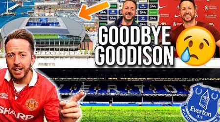 Man United Fan Walks From ANFIELD to GOODISON PARK &amp; Tours The NEW EVERTON STADIUM