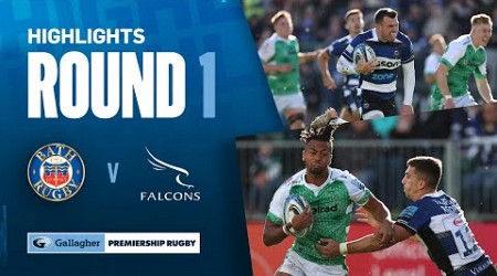 Bath v Newcastle Falcons - HIGHLIGHTS | Spencer Hat-Trick! | Gallagher Premiership 2023/24