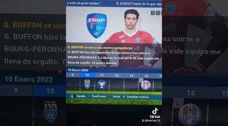 FICHE A BUFFON CON 20 AÑOS! #futbol #ps4 #pes2016 #ligue1 #atleticomadrid #fichajes