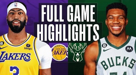 Milwaukee Bucks vs. Los Angeles Lakers Full Game Highlights | Oct 15 | 2023 NBA Preseason