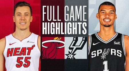 HEAT at SPURS | NBA PRESEASON FULL GAME HIGHLIGHTS | October 13, 2023