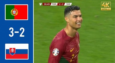 Portugal vs Slovakia 3:2 All Goals &amp; Extended highlights l Euro 2024 