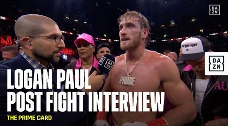 Logan Paul&#39;s PASSIONATE Victory Speech After Defeating Dillon Danis | THE PRIME CARD