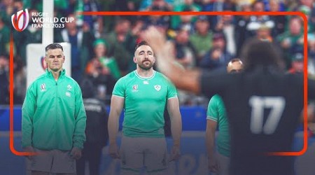 Ireland&#39;s incredible response to New Zealand Haka | Rugby World Cup 2023