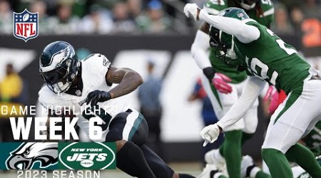 Philadelphia Eagles vs. New York Jets | 2023 Week 6 Game Highlights