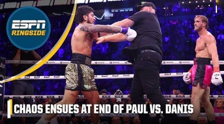 Melee ensues at the end of Logan Paul vs. Dillon Danis | ESPN Ringside