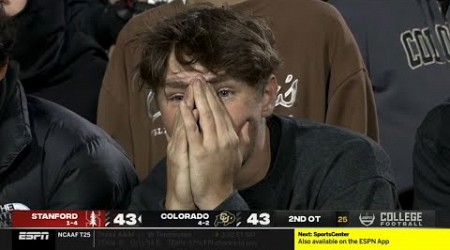 Colorado blows 29-0 lead vs Stanford...