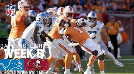 Detroit Lions vs. Tampa Bay Buccaneers | 2023 Week 6 Game Highlights