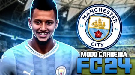 FUI CONTRATADO PELO CITY E VAI SER DIFICIL JOGAR COM O HAALAND | MODO CARREIRA DO CADUH TREM !! FC24