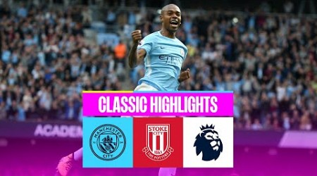 9 GOAL THRILLER! | Man City 7-2 Stoke City | Classic Highlights