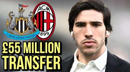 Newcastle Will Fight AC Milan over Tonali Transfer.