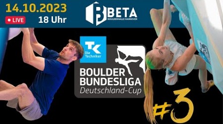 Re-Live beim 3. Deutschland Cup - Saison 23/24 in Hannover | Techniker Boulder Bundesliga