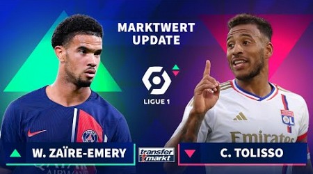 Marktwerte Ligue 1: 30-Mio-Plus für Zaïre-Emery – Tolisso größter Verlierer | TRANSFERMARKT