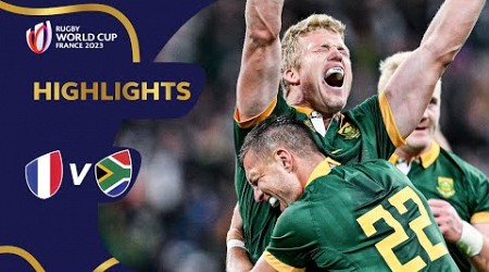 Springboks break French hearts | France v South Africa | Rugby World Cup 2023 Highlights