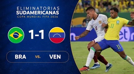 BRASIL vs. VENEZUELA [1-1] | RESUMEN | ELIMINATORIAS SUDAMERICANAS | FECHA 3