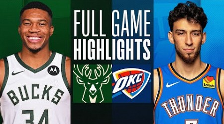 BUCKS at THUNDER | NBA PRESEASON FULL GAME HIGHLIGHTS | October 17, 2023