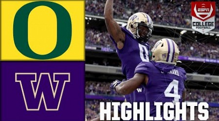 Oregon Ducks vs. Washington Huskies | Full Game Highlights