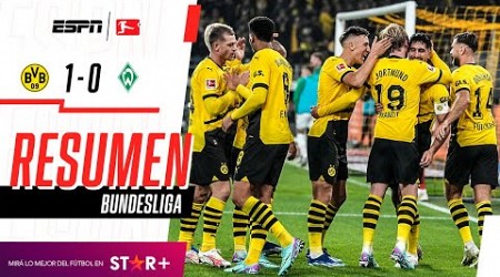 ¡TRIUNFAZO EN CASA PARA TREPAR A LA CIMA DE LA BUNDESLIGA! | B. Dortmund 1-0 Werder Bremen | RESUMEN